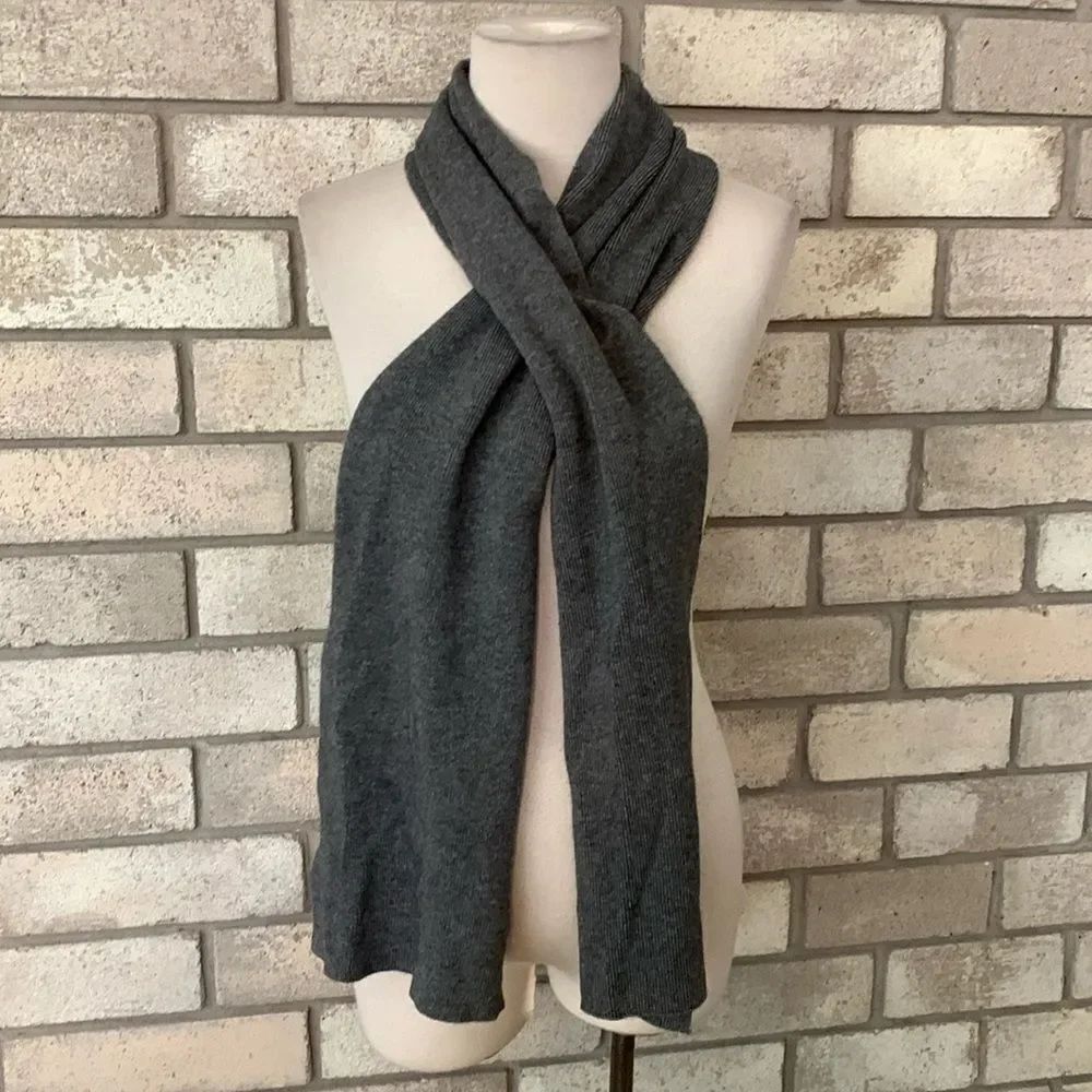 HIGH quality buyab cashwool scarf unisex gray